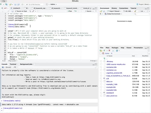 Bibliometrics curriculum